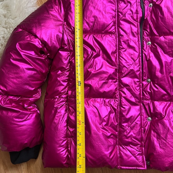 GAP Fuchsia Puffer Jacket for Kids - Picture 4 of 5